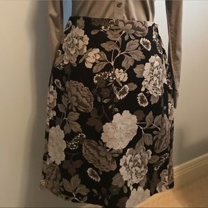 2/$40 Banana Republic pencil skirt - black & gray